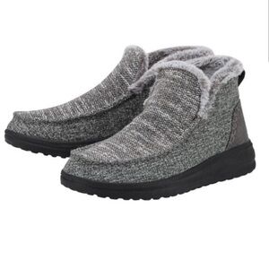 Hey Dude Shoes Women’s Denny Lined Boots in Sleet Grey